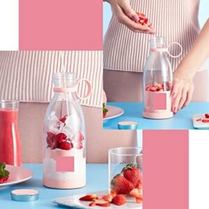 Portable Blender Juicer Bottle Smoothie Maker Personal Blender Travel Blender USB Blender Fruit Juicer Mini Blender Healthy Drinks On-the-Go Blender Electric Juicer Home & Kitchen Gadgets Smoothie Bottle Rechargeable Blender Fitness Blender