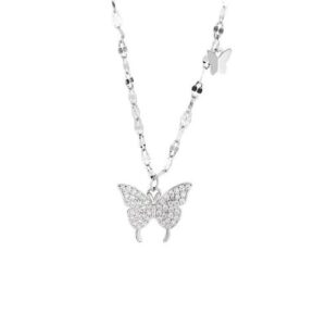 Stylish butterfly pendant design Lightweight and comfortable to wear Perfect for casual and formal outfits Ideal gift for women and girls