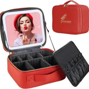LED Makeup Bag – Stylish, Smart & Illuminated Stay flawless anywhere with this LED Makeup Bag, designed for modern beauty lovers. Featuring built-in LED lights, it provides perfect brightness for touch-ups, day or night. The compact yet spacious design keeps your cosmetics organized, while the durable material ensures long-lasting use. Perfect for travel, parties, or everyday use, this bag combines fashion, functionality, and technology in one. ✅ Built-in LED lighting for clear visibility ✅ Spacious compartments for makeup & accessories ✅ Portable, lightweight, and travel-friendly ✅ Elegant design – perfect gift for beauty enthusiasts
